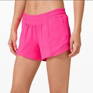 prism pink lululemon shorts